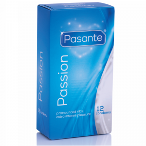 Kondoomid Pasante Passion (ribidega; 12tk)