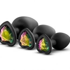 Lux Bling anaaltappide komplekt, must