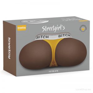 Masturbaator stringidega Lovetoy Streetgirl’s Black #13 (vagiina & aanus)