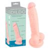 Naturaalne meditsiinilisest silikoonist dildo 18cm