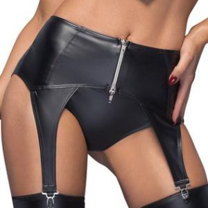 Noir Handmade must läiketa sukahoidja