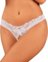 Obsessive Heavenlly white crotchless string