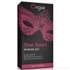 Orgasmigeel naistele Orgie She Spot (vedel vibraator)