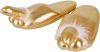 OV gold-coloured penis slippers