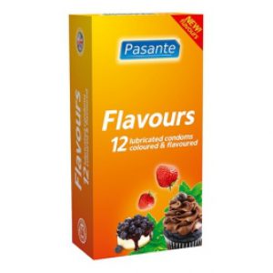 Pasante kondoomid Flavours 12tk
