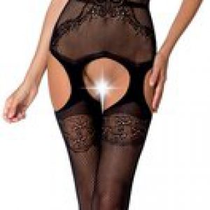 Passion BS062 võrgust avatud jalgevahega kehasukk