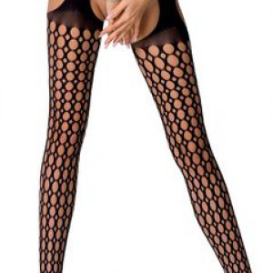 Passion S006 võrgust avatud jalgevahega võrksukkpüksid