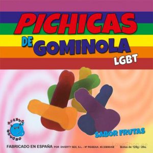 Peenisekujulised kummikommid Diablo Picante Fruits LGBT