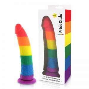 PRIDE DILDO – SILICONE RAINBOW DILDO