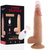 Puldiga vibreeriv ja liikuv dildo Master Ben (24×4.3cm)