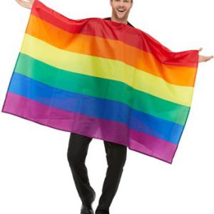 Rainbow Pride LGBT lipuvärvides pontšo