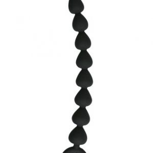 S&M Black Silicone Anal Beads