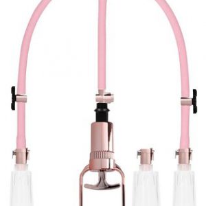 Shots Toys Pumped Rose Gold Clitoral & Nipple Pump Set