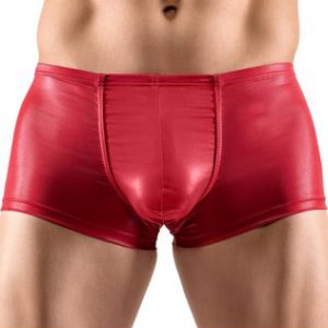 Svenjoyment red wet look trunks