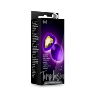 Temptasia südamekujulise kiviga lilla anaaltapp S