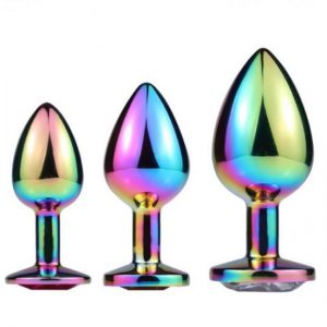 Värvikad roostevabast terasest anaaltapp