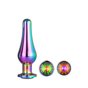 Värviliste anaaltappide komplekt Gleaming love