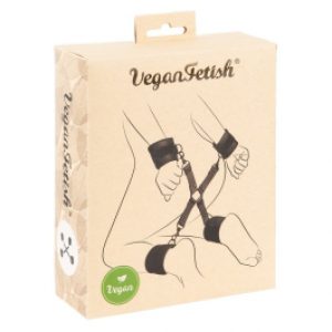 Vegan Fetish kammitsatekomplekt ristrihmaga