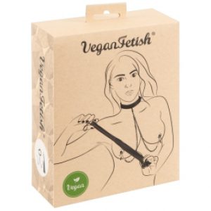 Vegan Fetish piitsa ja kaelarihma komplekt