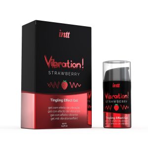 Vibration! Maasikamaitseline kõdistav geel 15ml