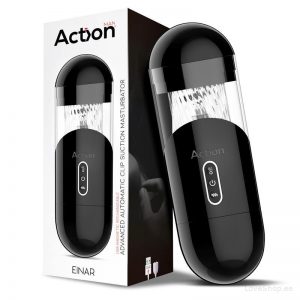 Vibreerimis ja imemis funktsiooniga masturbaator Action Einar