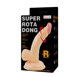 Vibreeriv iminapaga dildo Super Rota Dong R (15x3cm)