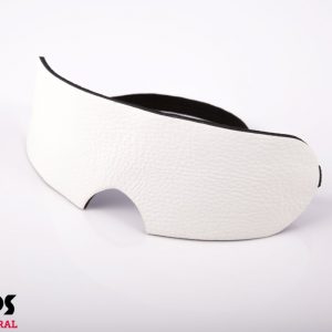 Whips kahepoolne valge-must silmamask