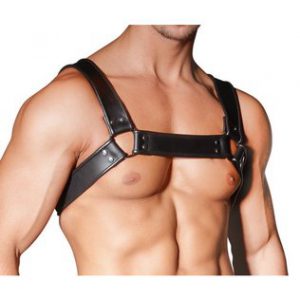 Zado leather chest harness